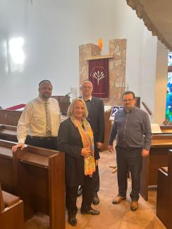 Gruppenbild Besuch Jüdische Gemeinde Duisburg